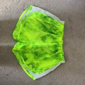 Neon Nike shorts